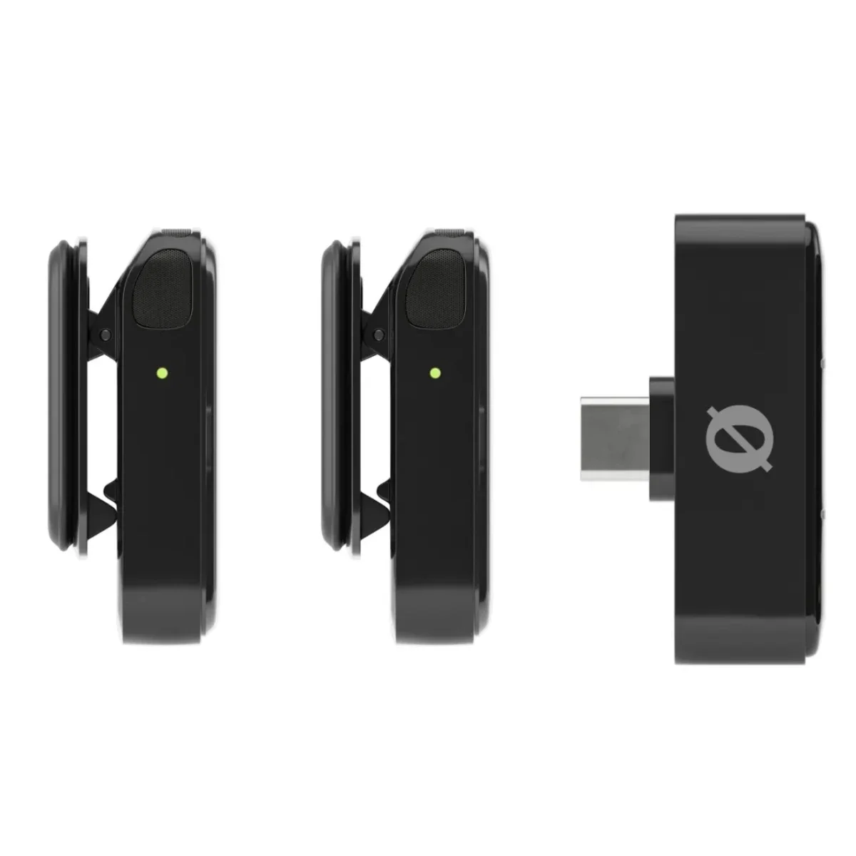 ميكروفون لاسلكي RØDE Wireless Micro USB-C صغير مع ميكروفونين وعلبة شحن - أسود - Image 2