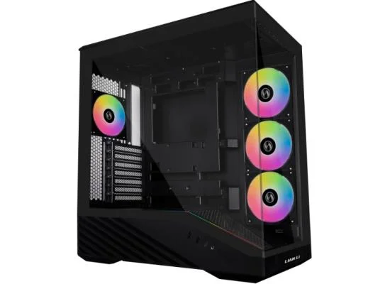 هيكل ألعاب LIAN LI Vector V100RX MESH أسود ARGB ATX ميد تاور مع Type-C - Image 4