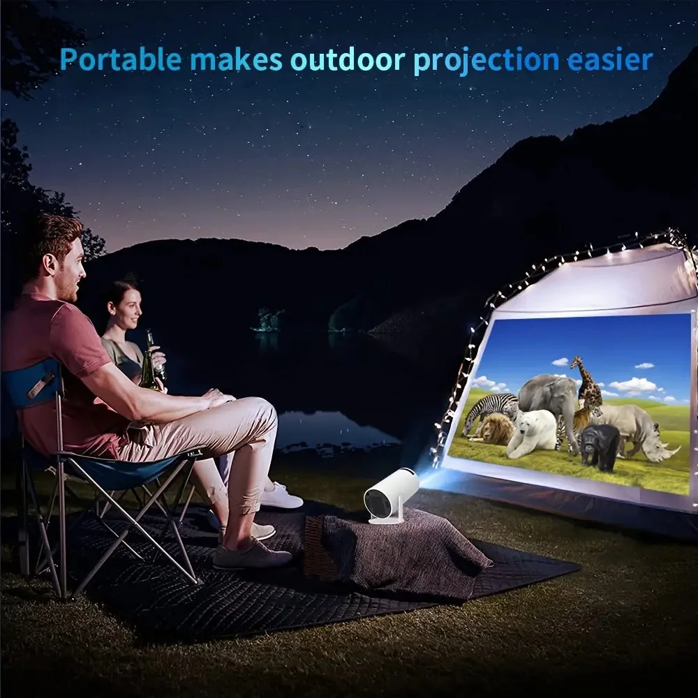 PROJECTOR Universal HY300 Ultra HD High Dynamic Range 180 Degree Flip Portable Projector - Thumbnail 6