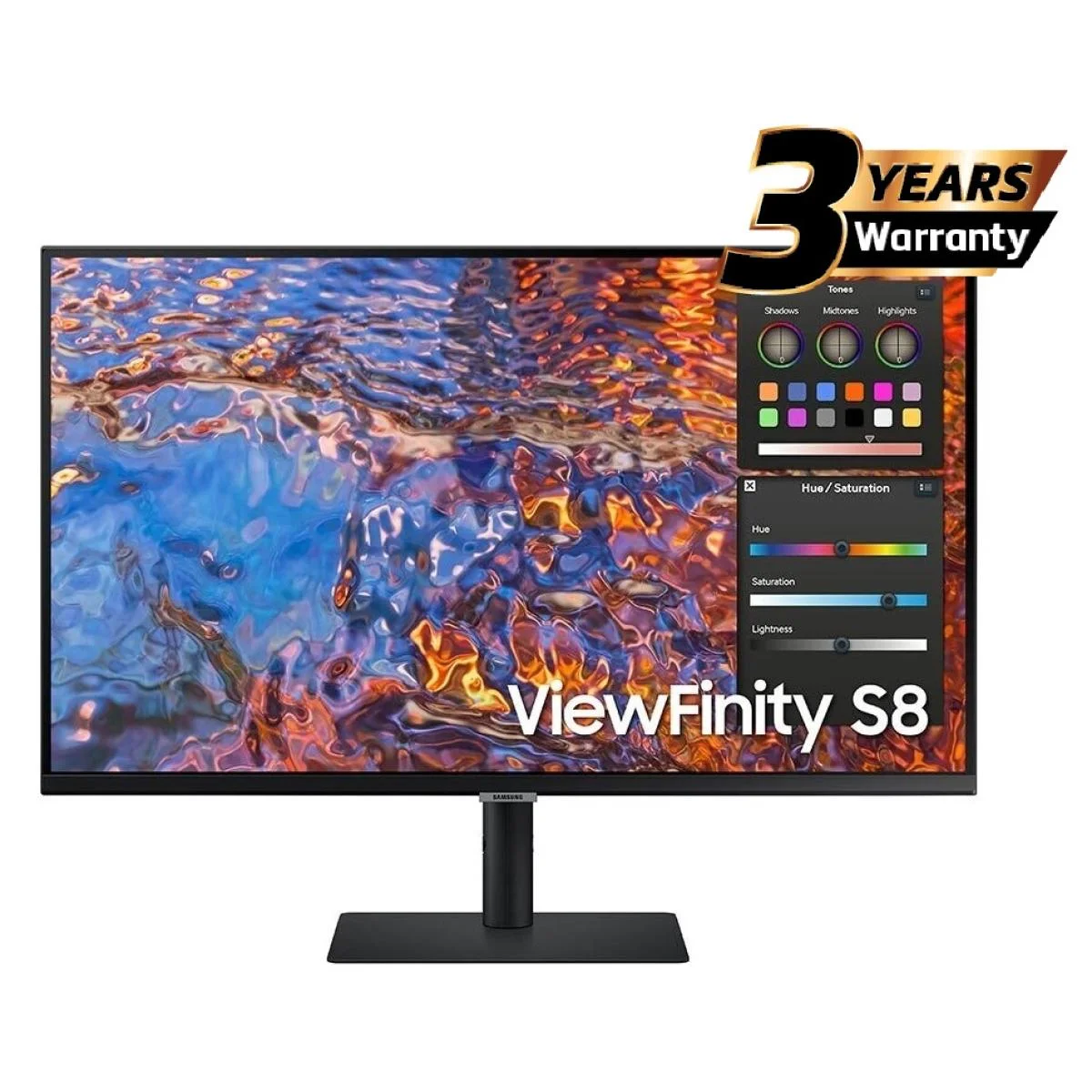 شاشة Samsung S8 B800 للأعمال 27 إنش 4K UHD IPS، 60 هرتز، 5 مللي ثانية