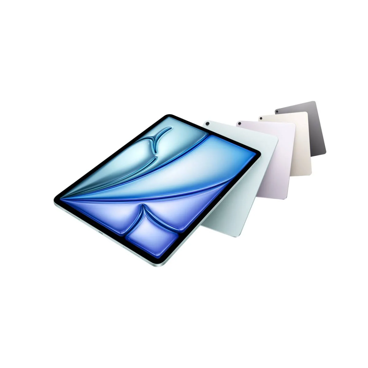 تابلت Apple iPad Air 11 إنش بمعالج M4، CPU ثماني النواة وGPU تساعي النواة، رام 12GB وتخزين 128GB، Wi-Fi 7 و5G، شاشة Liquid Retina، كفالة سنة، أزرق/بنفسجي/Starlight/رمادي فلكي