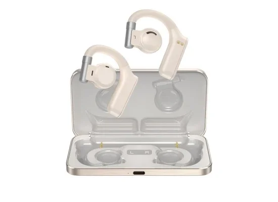 WIWU ARC T18 Open-Ear Wireless Bluetooth Headphones, White - Image 6