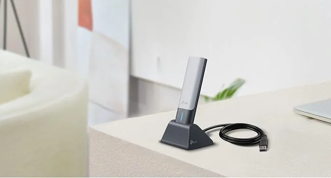 محول واي فاي TP-LINK Archer TX20UH AX1800 Wi-Fi 6 ثنائي النطاق USB 3.0 مع كابل 1.2 متر - Thumbnail 12