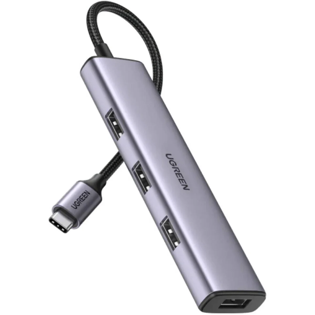 موزع USB-C من Ugreen 4 في 1 Type-C إلى 4 منافذ USB 3.0 بسرعة 5Gbps - Image 2
