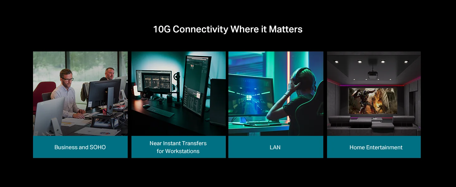 سويتش إيثرنت TP-LINK TL-SX1008 غير مُدار 8 منافذ 10G/Multi-Gig - Image 8