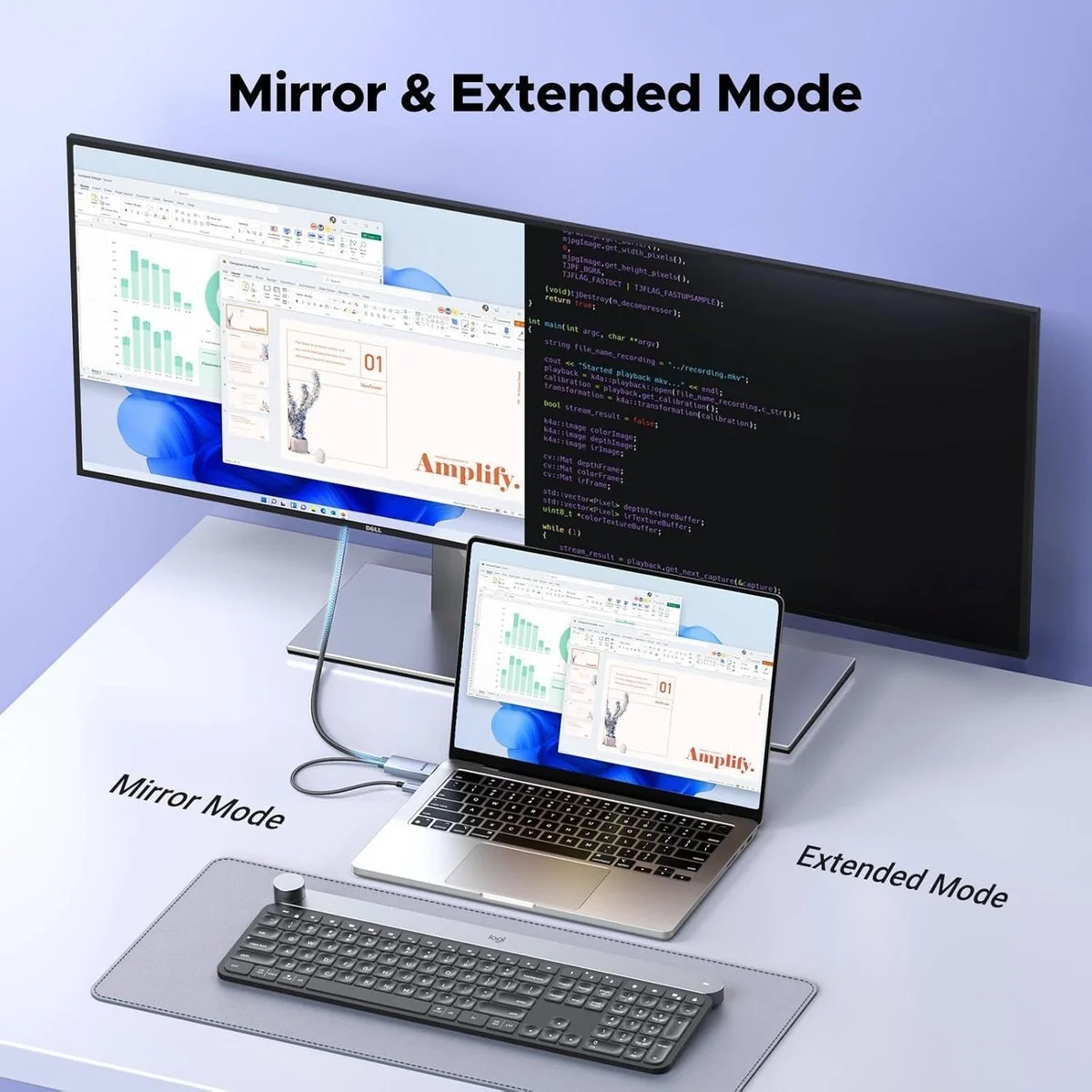 اربط جهازك بالتلفزيون أو البروجكتر بكل حرية مع كيبل DP إلى HDMI بطول 5 أمتار - Image 5
