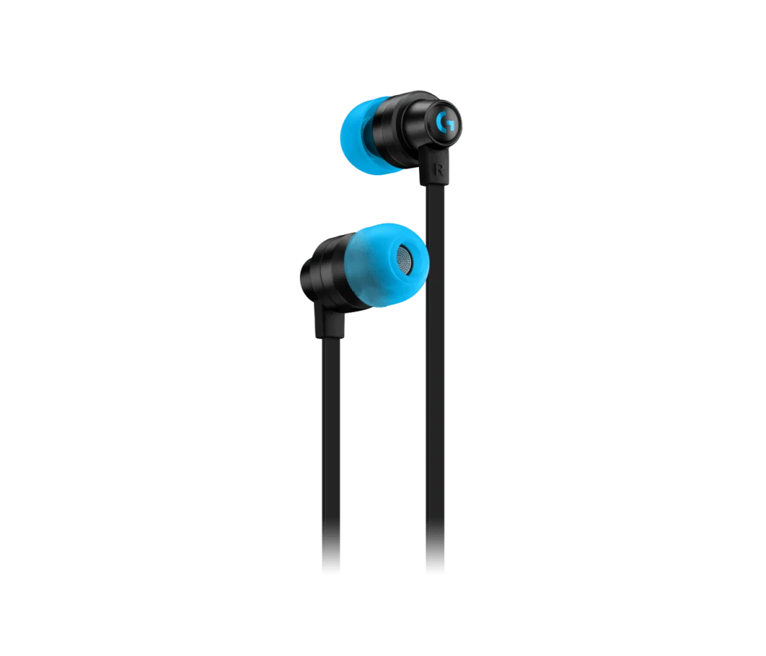 سماعات أذن للألعاب Logitech G333 مع موصل 3.5 مم ومحول USB-C