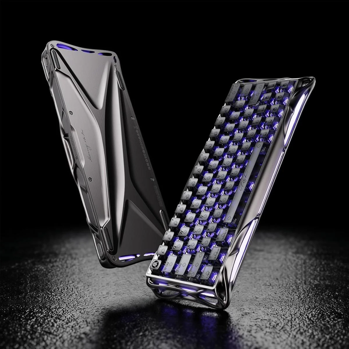 كيبورد ألعاب GravaStar Mercury V60 Pro مغناطيسي HE بنسبة 60%، 8kHz، 0.125ms، أسود - Image 3