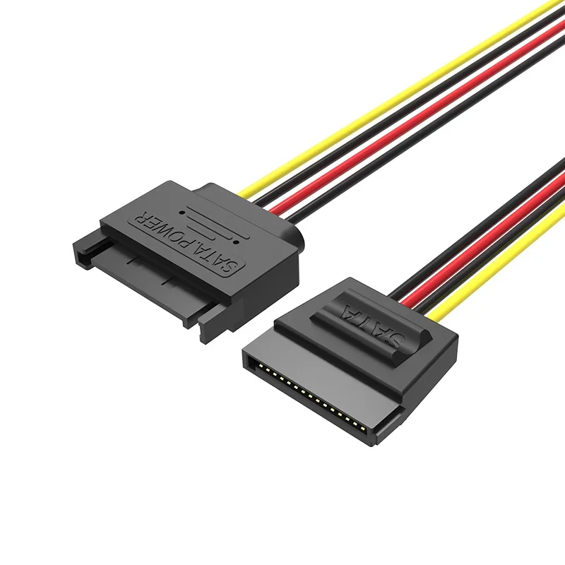 Vention KDABY SATA 15-Pin Power Extension Cable 0.3M – Black - Thumbnail 4