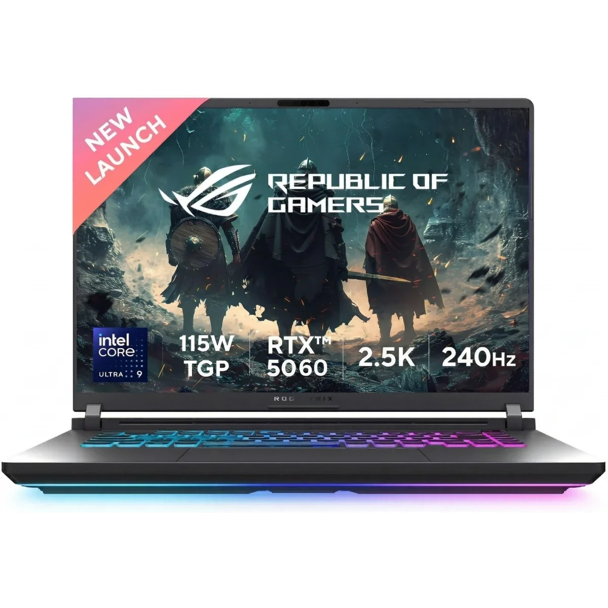Asus ROG Strix G16 (2025) G615LM 16.0-inch 2.5K IPS 240Hz Gaming Laptop Core Ultra 9 275HX RTX 5060 16GB RAM 1TB SSD Eclipse Gray