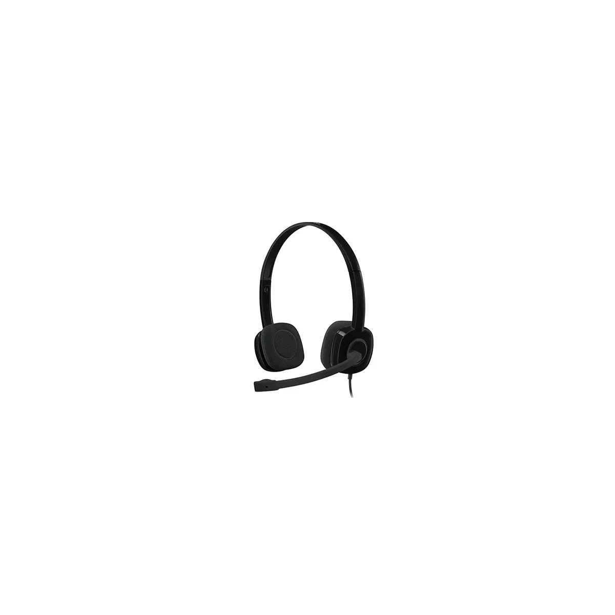 سماعة رأس Logitech H151 ستيريو سلكية مع ميكروفون ومقبس صوت 3.5 مم