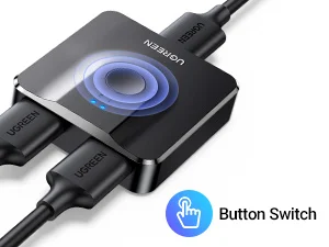 Ugreen 50966 Bi-Directional HDMI Switch 2 In 1 Out, 4K@60Hz UHD 3D HDR - Black - Thumbnail 14