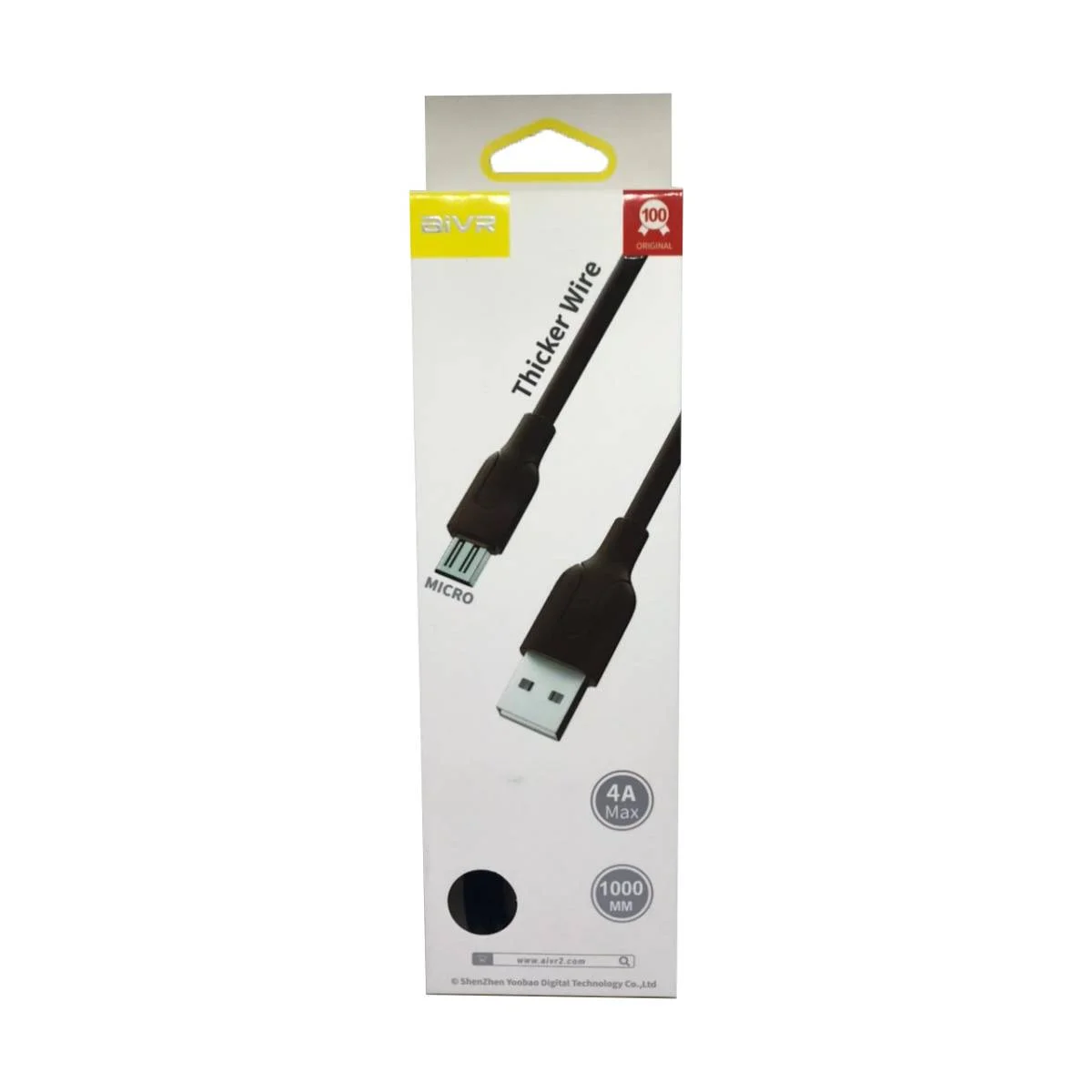 كيبل AIVR K332-M Micro USB بطول 1 متر شحن سريع 4A