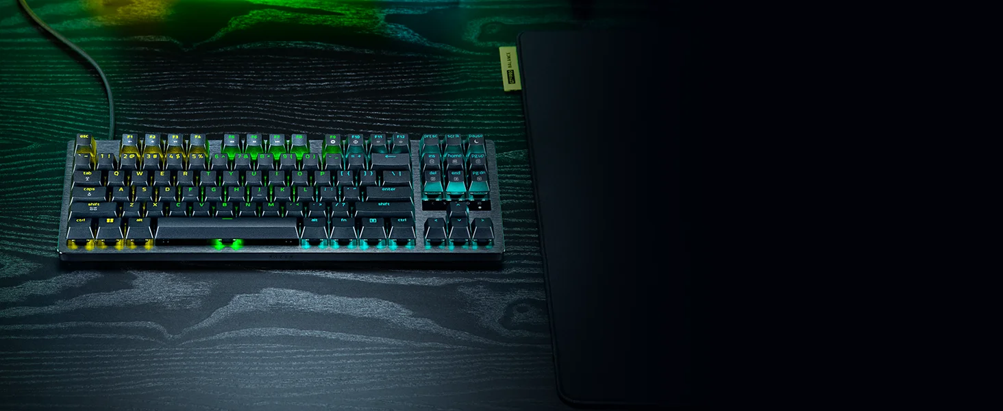 Razer Huntsman V3 TKL 8KHz Esports Gaming Keyboard with Gen-2 Analog Optical Switches - Black - Thumbnail 12