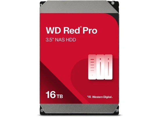 Western Digital WD Red Plus 16TB NAS Internal Hard Drive, 7200 RPM, 512MB Cache