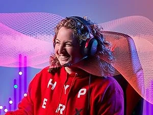 HyperX Cloud III Wired Gaming Headset, 53mm Drivers, DTS Spatial Audio, Pink - Thumbnail 12
