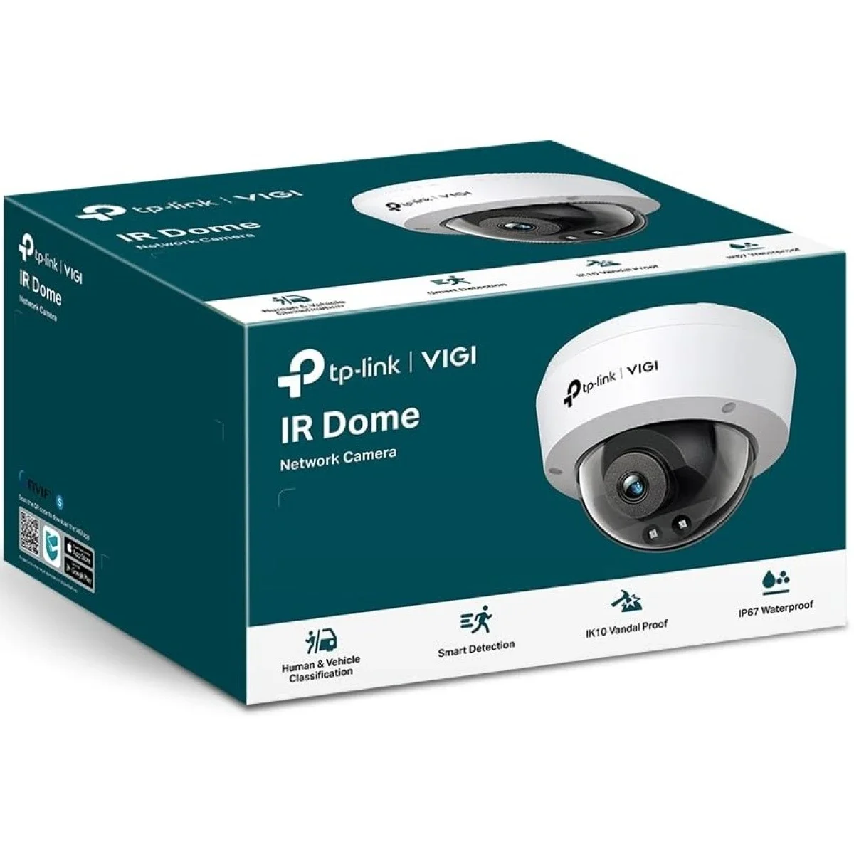 TP-LINK VIGI C240I 4MP IR Dome Network Camera with PoE, IP67 & IK10