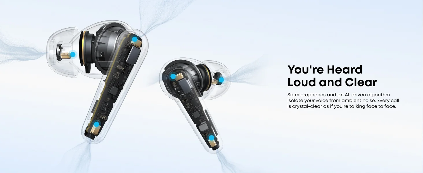 سماعات أذن لاسلكية مانعة للضوضاء Anker soundcore Liberty 5 - وردي - Thumbnail 21