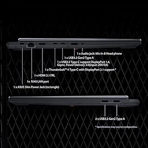 Asus TUF Gaming F16 (2025) FX608JHR Laptop Intel Core i7-14650HX RTX 5050 16GB RAM 512GB SSD 16.0-inch 165Hz - Thumbnail 15