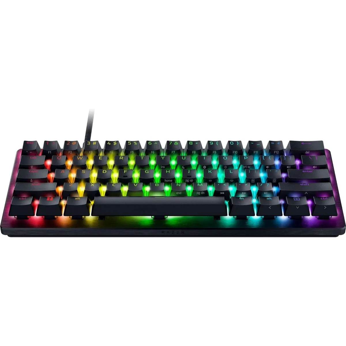 كيبورد ألعاب Razer Huntsman V3 Pro Mini بحجم 60% مع سويتشات أنالوج أوبتيكال - أسود - Thumbnail 12