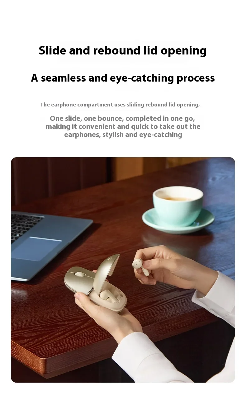 HONOR UMA-ME00 Wireless Mouse with Bluetooth Earphones, Dual Magnetic Drivers and Active Noise Reduction - Image 18