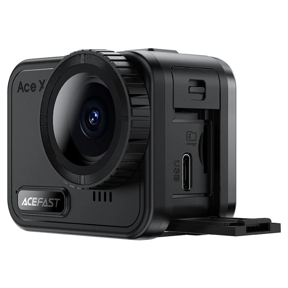 كاميرا أكشن ACEFAST X1 بدقة 4K، 20MP، زاوية واسعة 170°، شاشة لمس 2.1 إنش، أسود - Thumbnail 2
