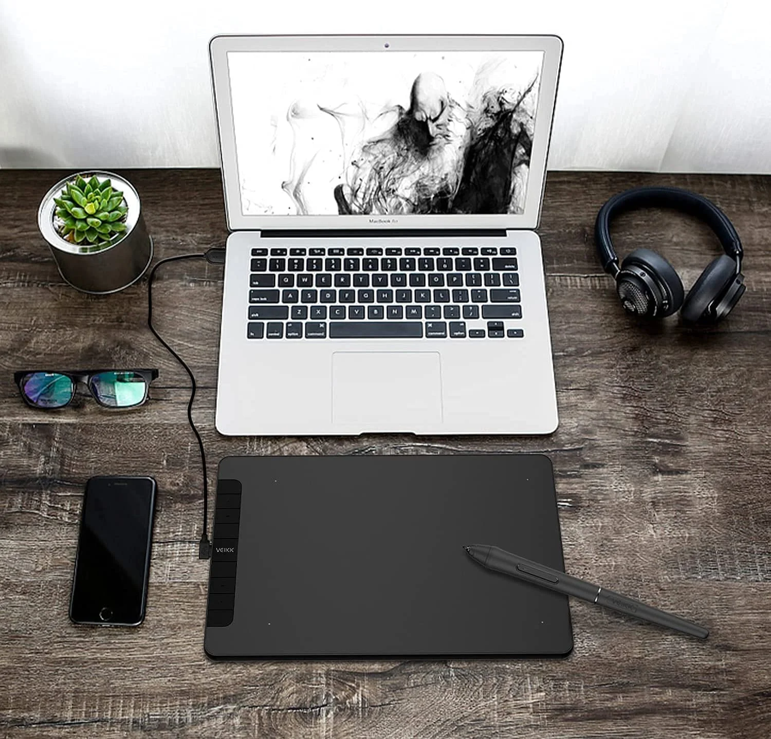 تابلت رسم VEIKK VK1060 بمساحة عمل 10×6 إنش - Image 3