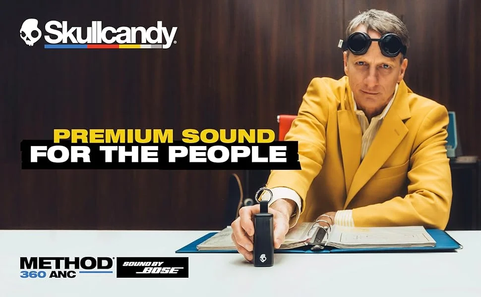 سماعات أذن لاسلكية Skullcandy Method 360 ANC بصوت Bose - Bone - Image 7