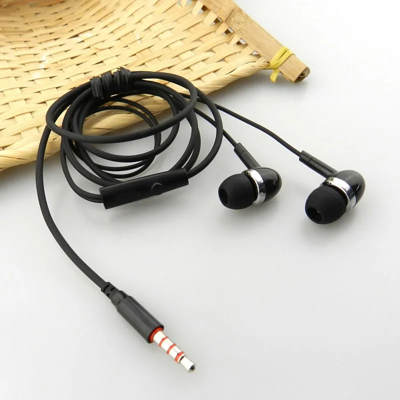 سماعات أذن KM K88 داخل الأذن 3.5mm مع مايك وسماعات 10mm وسلك 130cm - Image 4