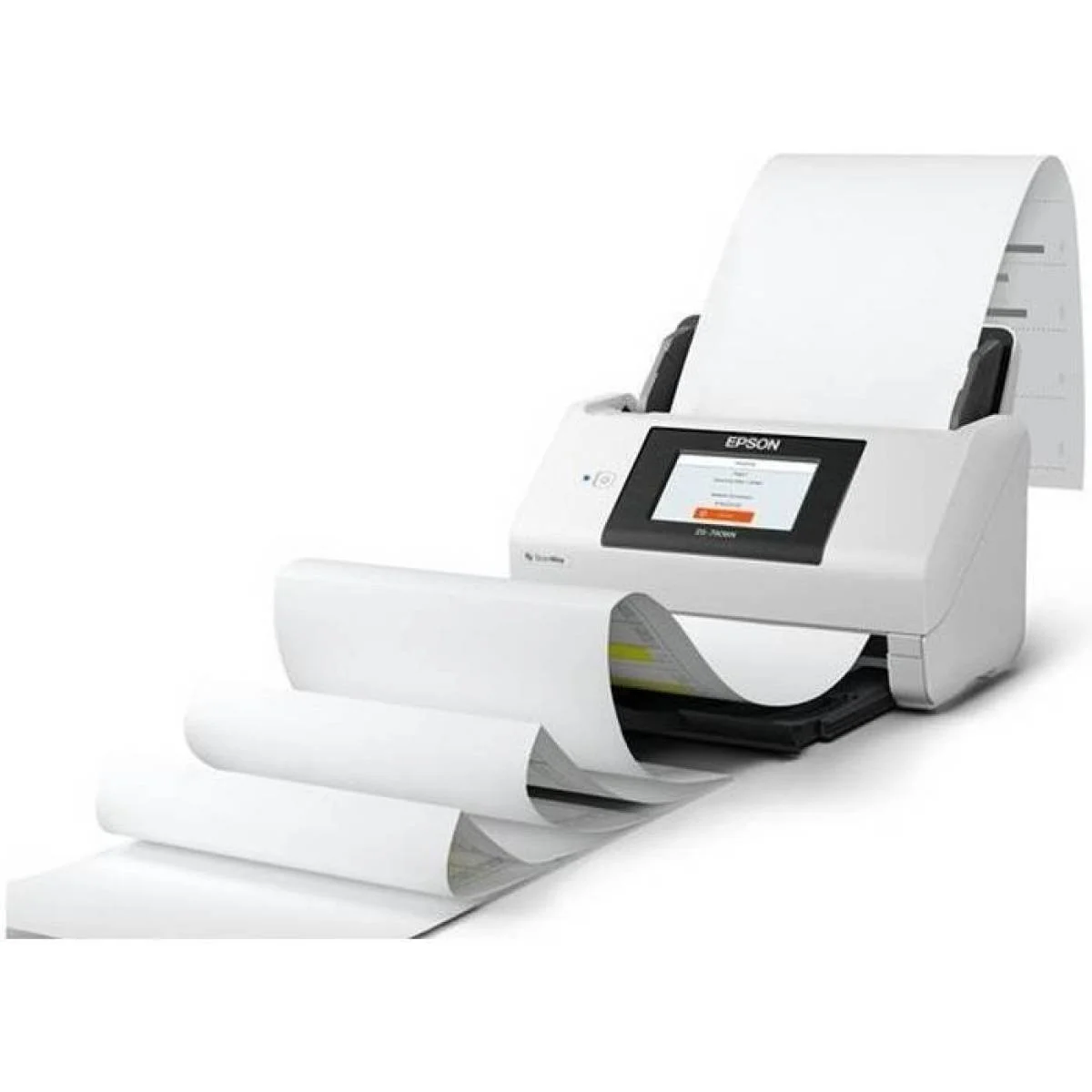 ماسح مستندات شبكي EPSON WorkForce DS-790WN بسرعة 45 PPM أحادي و90 IPM مزدوج و600 DPI - Thumbnail 2