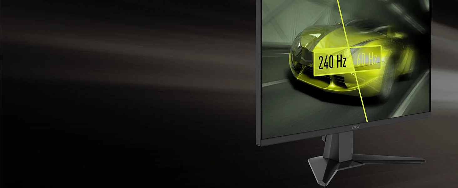 شاشة ألعاب MSI 24 إنش Rapid IPS بدقة FHD ومعدل 240 هرتز وزمن استجابة 0.5 مللي ثانية MAG 245F X24 - Thumbnail 11