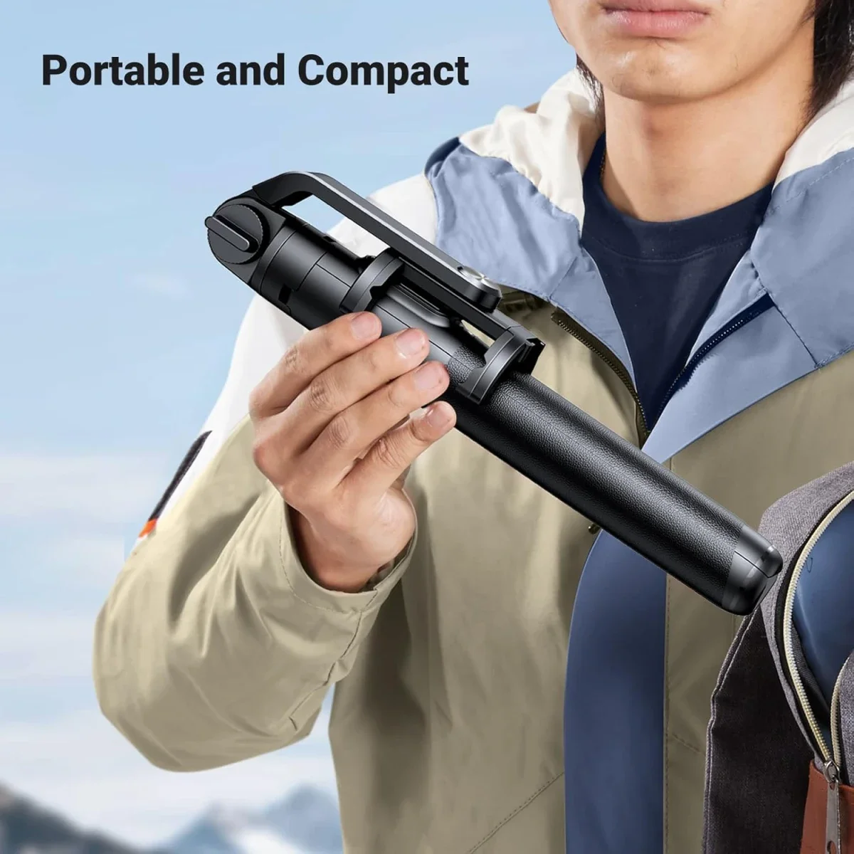 Ugreen 15062 Tripod Selfie Stick with Bluetooth Remote, 1.6m - Thumbnail 2