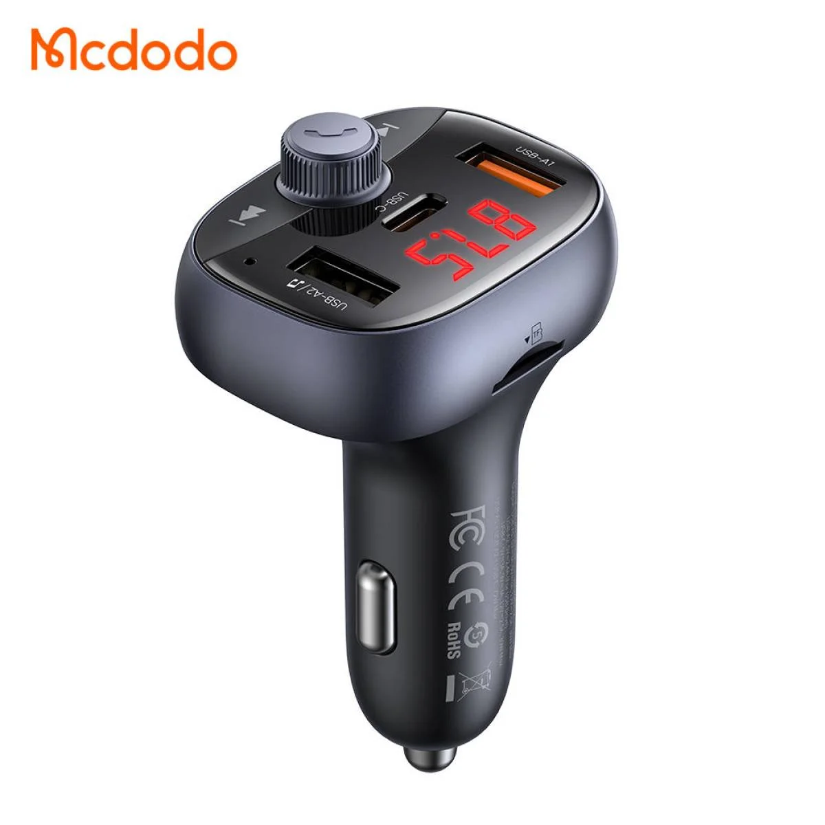 Mcdodo 595 72W 2A1C FM Car Charger with PD 3.0 Fast Charging - Image 2