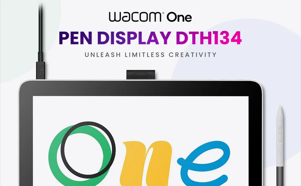 شاشة رسم Wacom One 13 (2023) قياس 13.3 إنش FHD مع قلم UD - Thumbnail 8