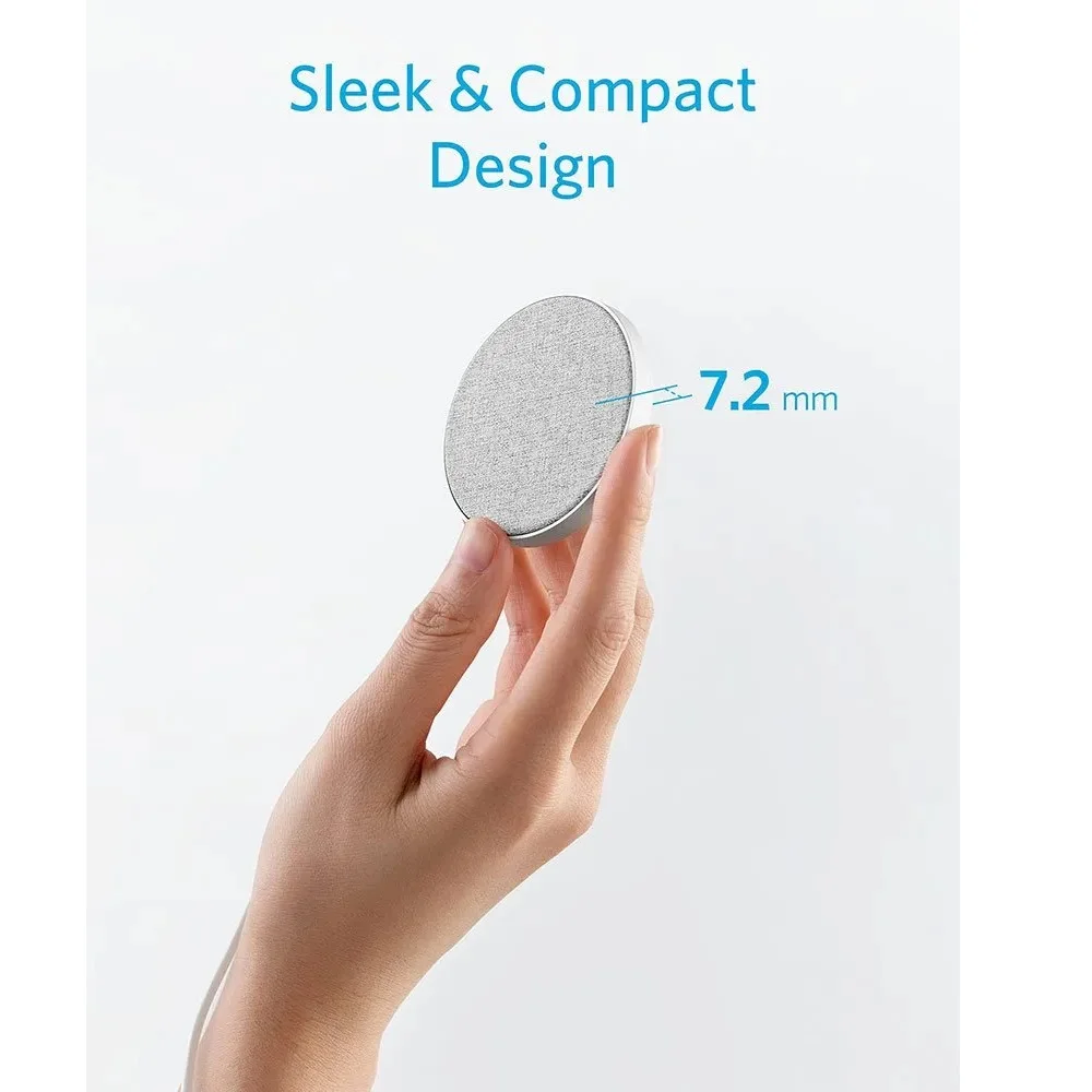 Anker PowerWave Select+ 7.5W Magnetic Charging Pad, Silver, A2566H41, US Model (No Warranty) - Image 2