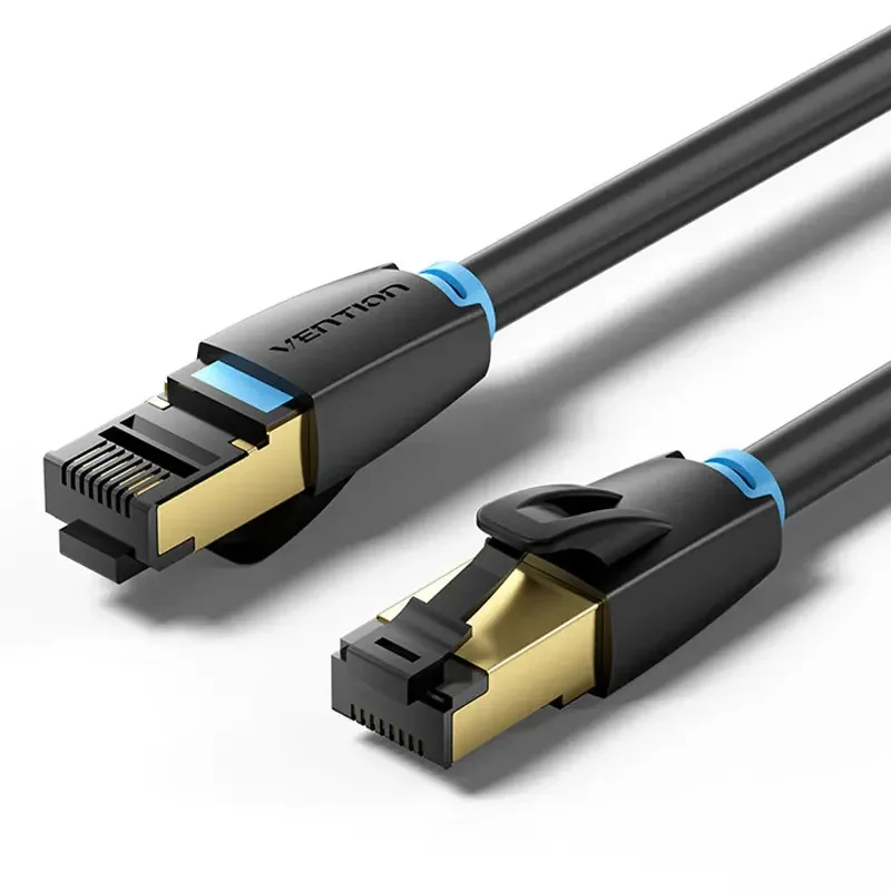 Vention IKABF Cat.8 SSTP Ethernet Patch Cable 1m – Black
