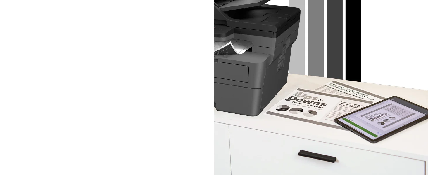 BROTHER DCP-L2640DW Wireless Monochrome Laser 3-in-1 Printer with 50-Page ADF - Thumbnail 10