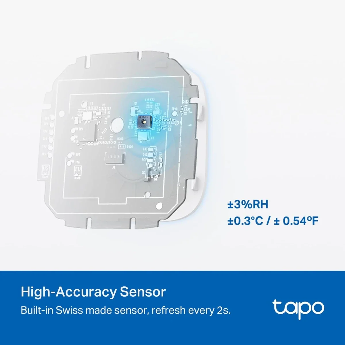 TP-LINK Tapo T315 Smart Temperature & Humidity Monitor with 2.7-Inch E-Ink Display - Thumbnail 6