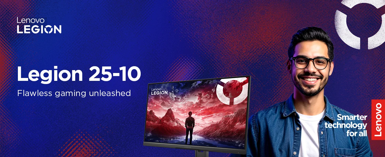 شاشة ألعاب Lenovo Legion 25-10 مقاس 24.5 إنش FHD IPS بتردد 320 هرتز وزمن استجابة 0.5 مللي ثانية HDR10 - Thumbnail 10