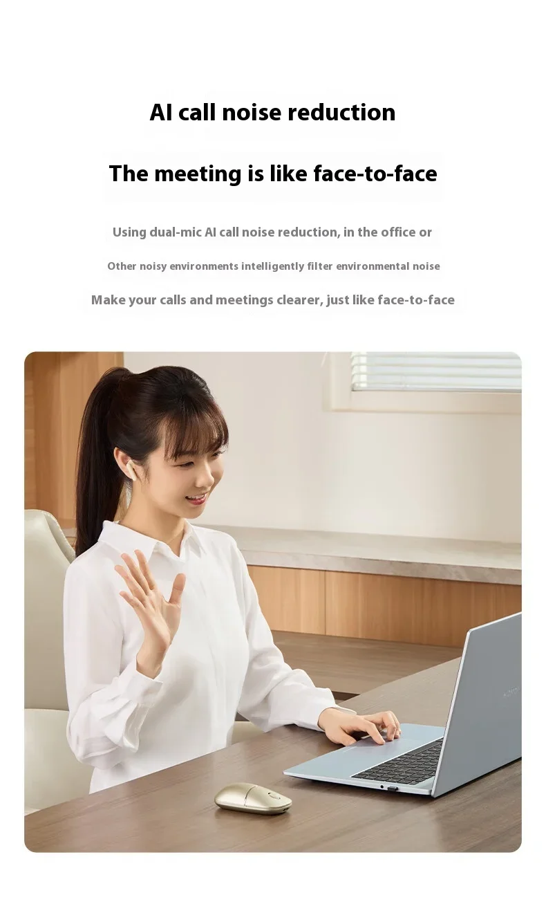 HONOR UMA-ME00 Wireless Mouse with Bluetooth Earphones, Dual Magnetic Drivers and Active Noise Reduction - Image 19