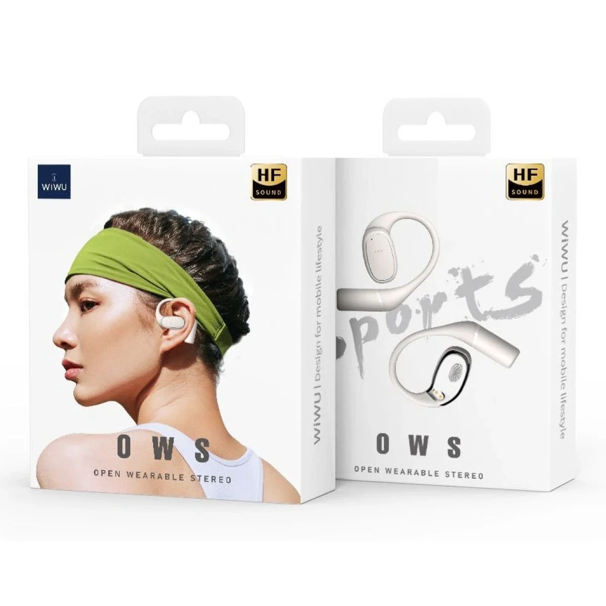 WIWU O300 Openbuds OWS Bone Conduction Sports Earphones, Black - Image 4