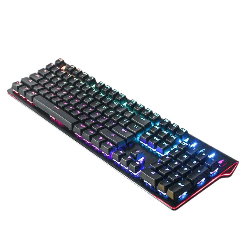 كيبورد GameMax KG801 ميكانيكي للألعاب بإضاءة RGB وسويتش أزرق - Image 12