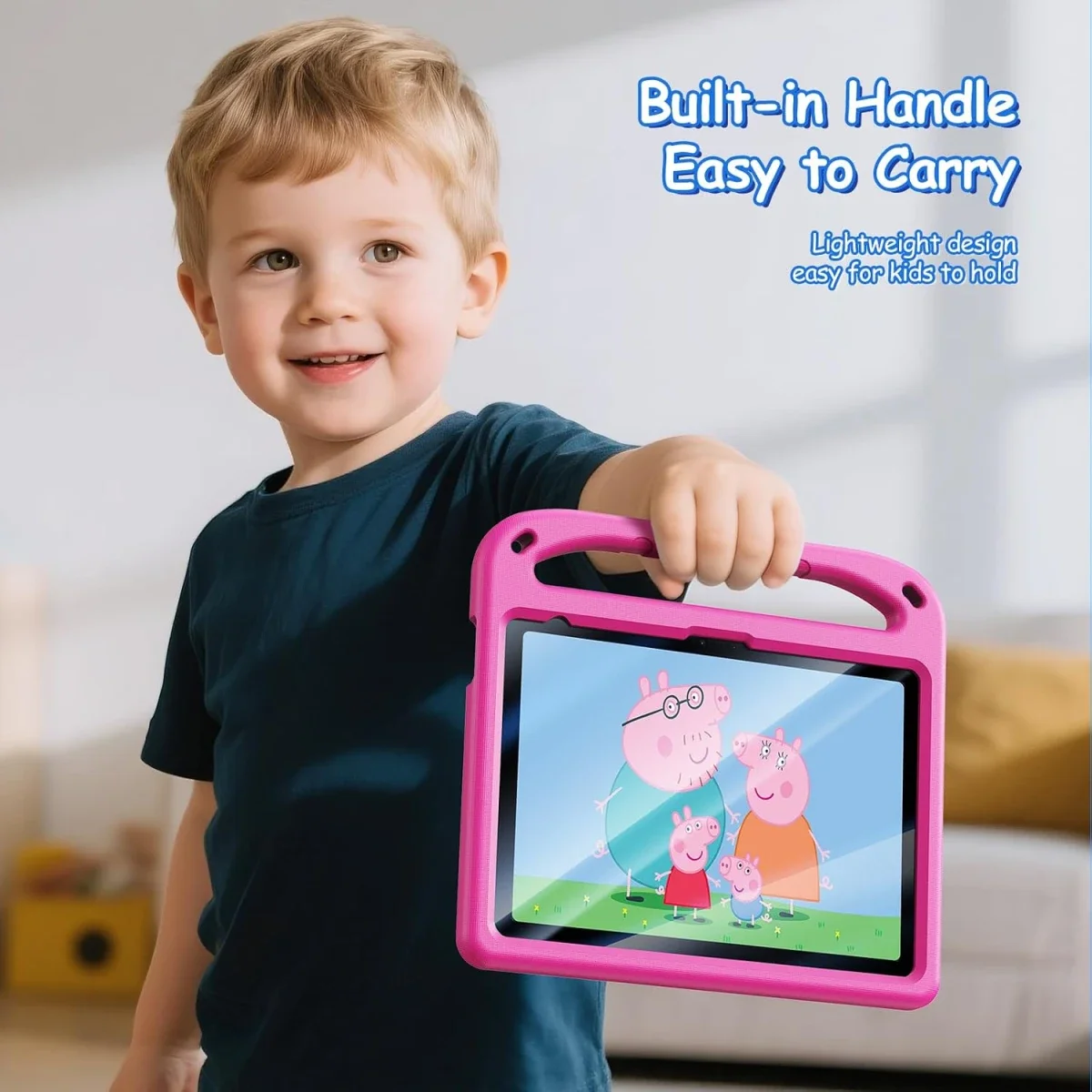 DUX DUCIS Puff Series Kids Case for Apple iPad 10 (2022) / iPad 11 (2025) - Pink - Image 5