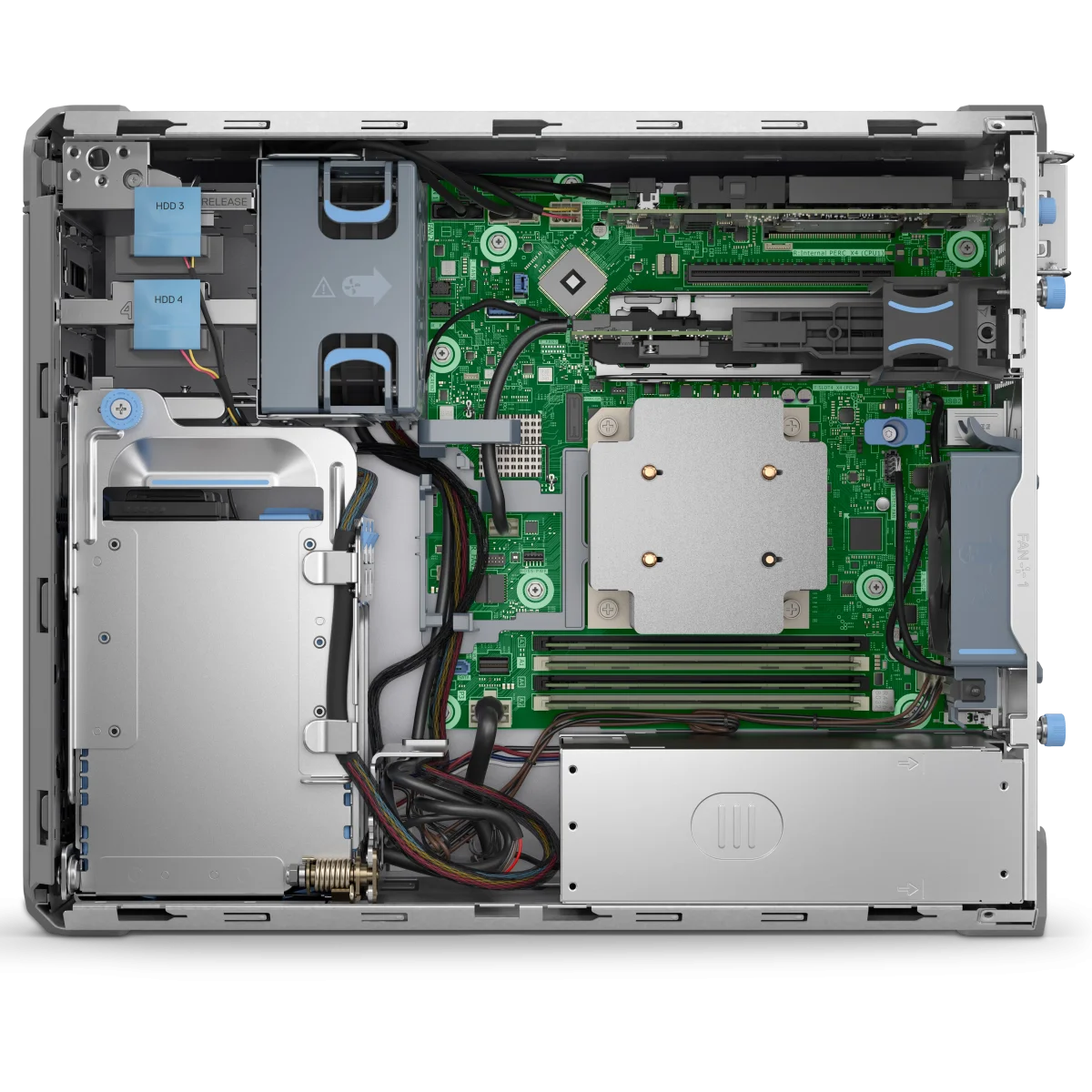 خادم برجي Dell PowerEdge T160 بمعالج Xeon 6 6315P وذاكرة 16GB DDR5 وقرص 2TB HDD وإدارة iDRAC9 Enterprise ومزود 300W Bronze - Image 2