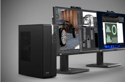 Acer Veriton X2722G 2025 Business Desktop Intel Core i5 14400 8GB RAM 512GB SSD Black - Image 2