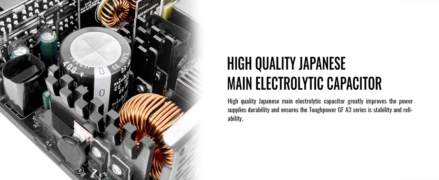 Thermaltake Toughpower GF A3 1050W 80 Plus Gold Fully Modular ATX 3.0 Power Supply - Thumbnail 14