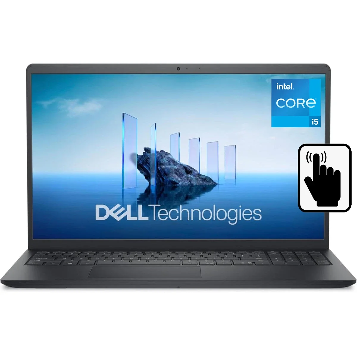 Dell DC15250 15.6-inch Touch Laptop Intel Core i5-1334U 12GB RAM 512GB SSD FHD 120Hz Black - Image 1