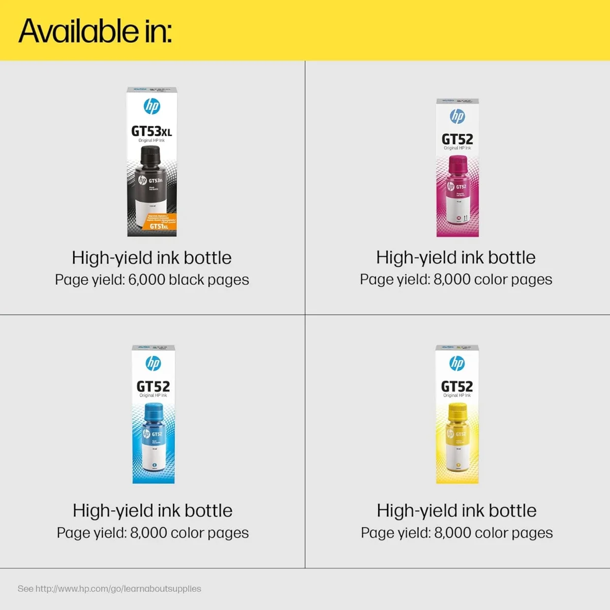 HP GT53XL Genuine Refillable Black Ink Cartridge 135ml for Ink Tank Printers - Thumbnail 2