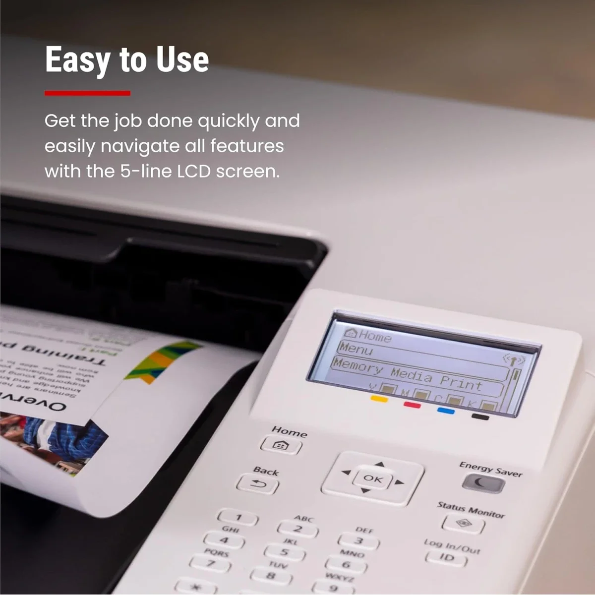 طابعة Canon LBP647Cdw ليزر ملونة لاسلكية مزدوجة الوجه A4 بسرعة 26 PPM، أبيض - Thumbnail 4