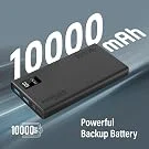 Promate Bolt-10Pro 10000mAh Ultra-Slim Power Bank with 10W USB-C and Dual USB - Black - Thumbnail 11
